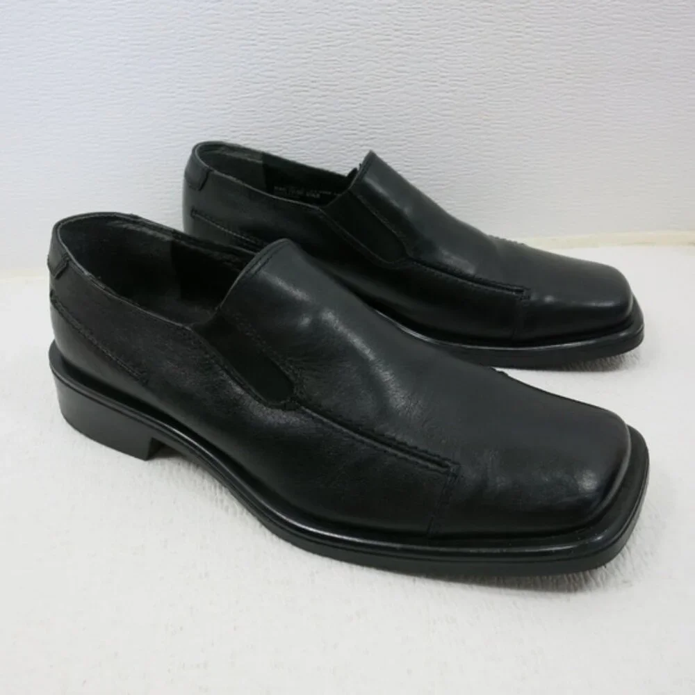 Bottesini Leather Elastic Dress Comfort Men's Dress Footwear Shoes Loafers Sz 9
